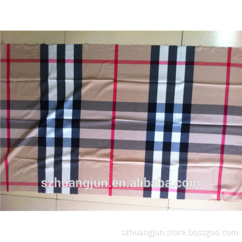 64%C/33%N/3%SP fashion yarn dyed grid fabric for shirt and dress